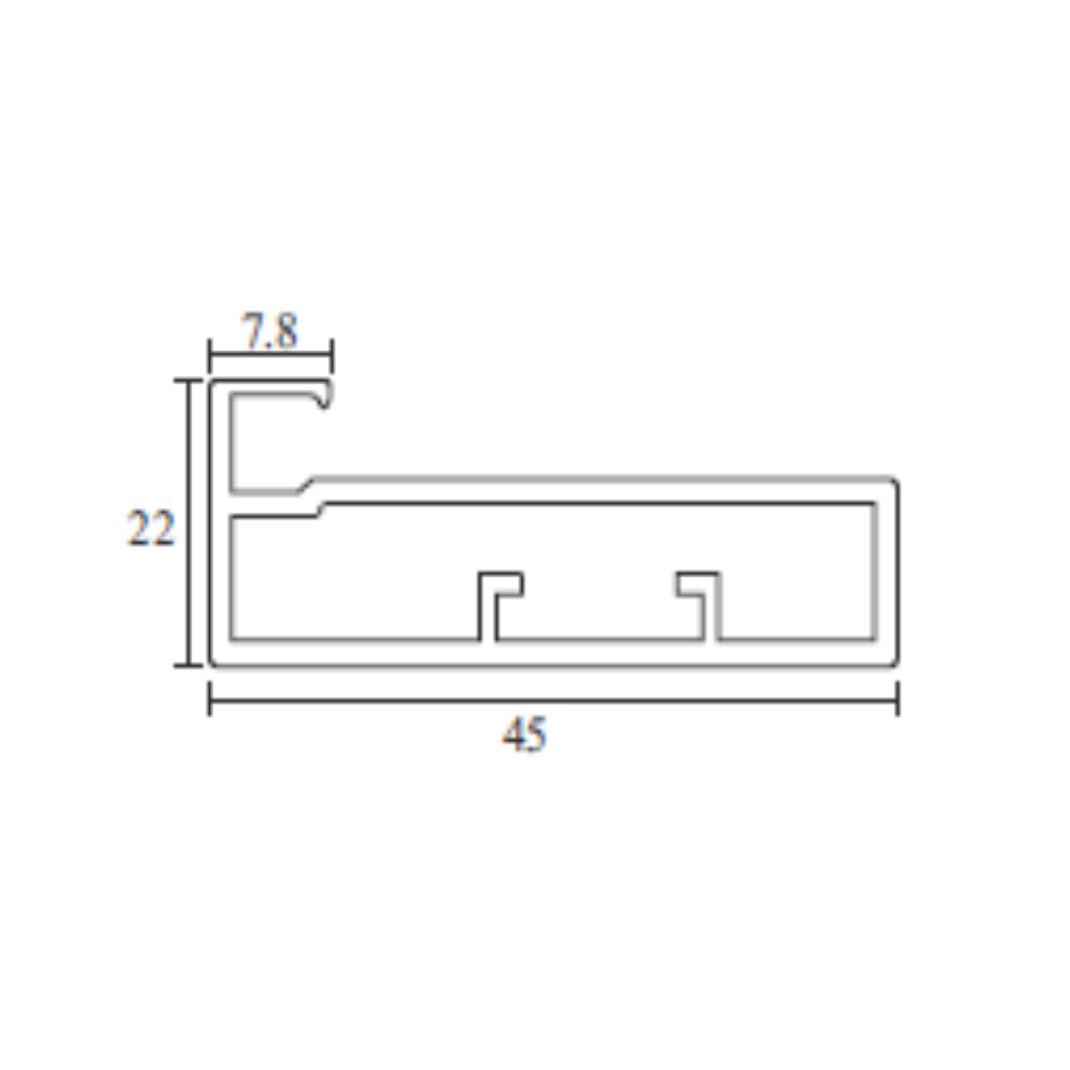 45mm Frame Profile & 4mm Glass